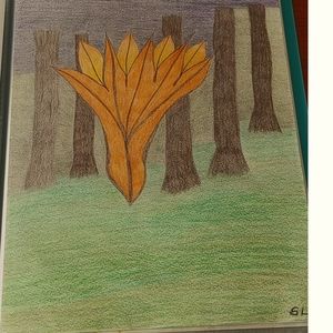DISCOUNTED - "Birth Of A Fairy" a mixed media art piece - Signed by artist